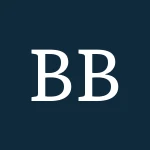 Monograma con las iniciales de Bufete Bernal Berrocal, administrador de fincas en Málaga