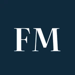 Monograma con las iniciales de Fincas Mansilla, administrador de fincas en Palencia