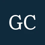 Monograma con las iniciales de Gestión Coruña, administrador de fincas en A Coruña