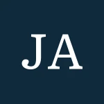 Monograma con las iniciales de Jiménez & Alés, administrador de fincas en Málaga